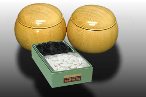 碁石実用+碁笥欅セット 碁石実用+碁笥欅セット
