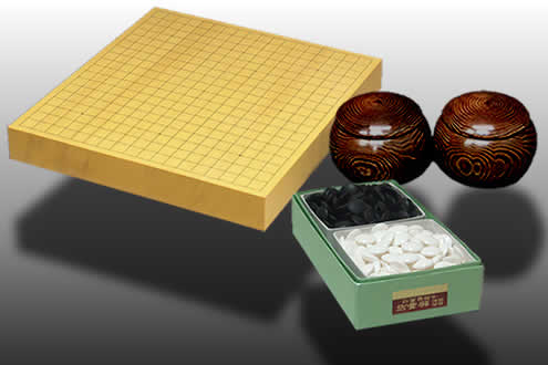 碁盤新かや2寸卓上+碁石実用30号セット 碁盤新かや2寸卓上+碁石実用30号セット